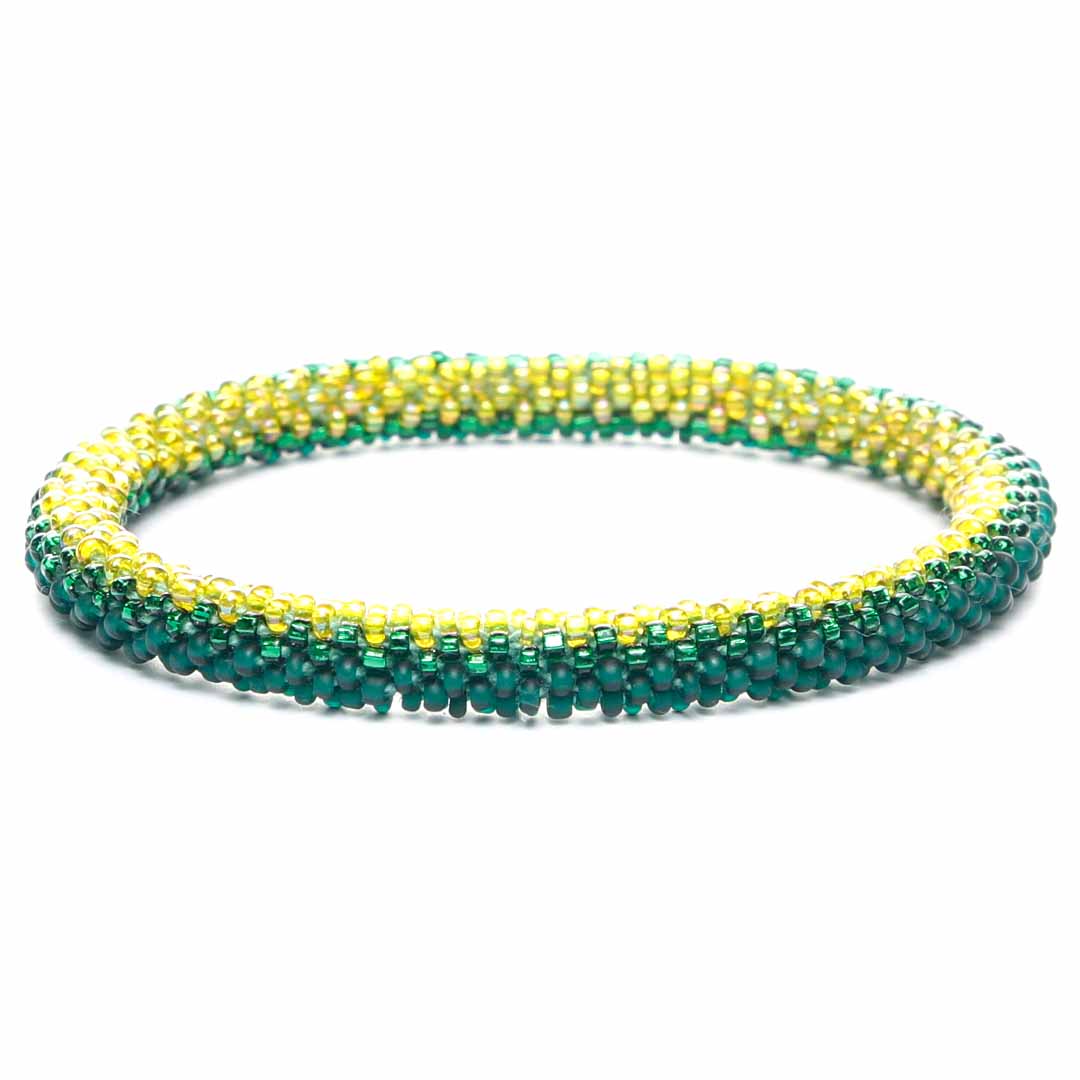 Lemon Lime Slushie Beaded Bracelet.