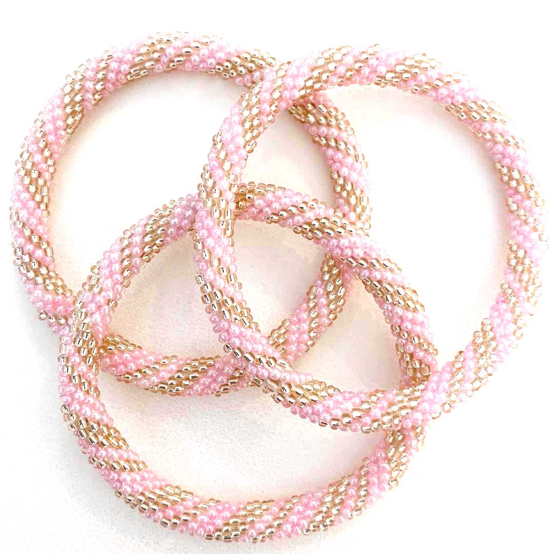 Light Pink Champagne Twist - 8"