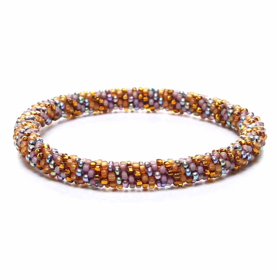 Sparkly Mauve Harvest Twist - 7"