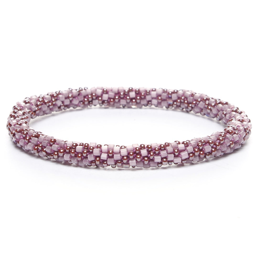 Merlot Frost Beaded Bracelet