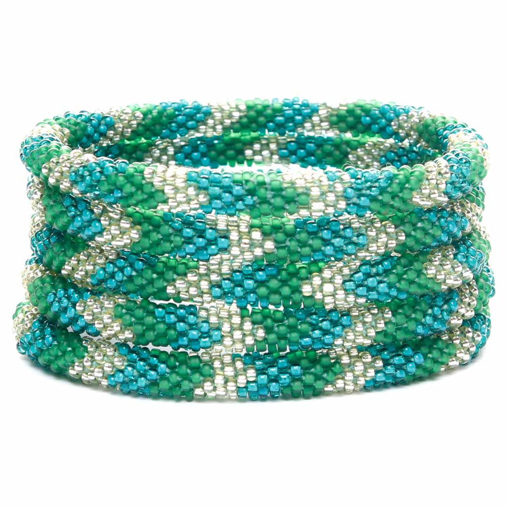 Mermaid Shore Beaded Bracelet STack