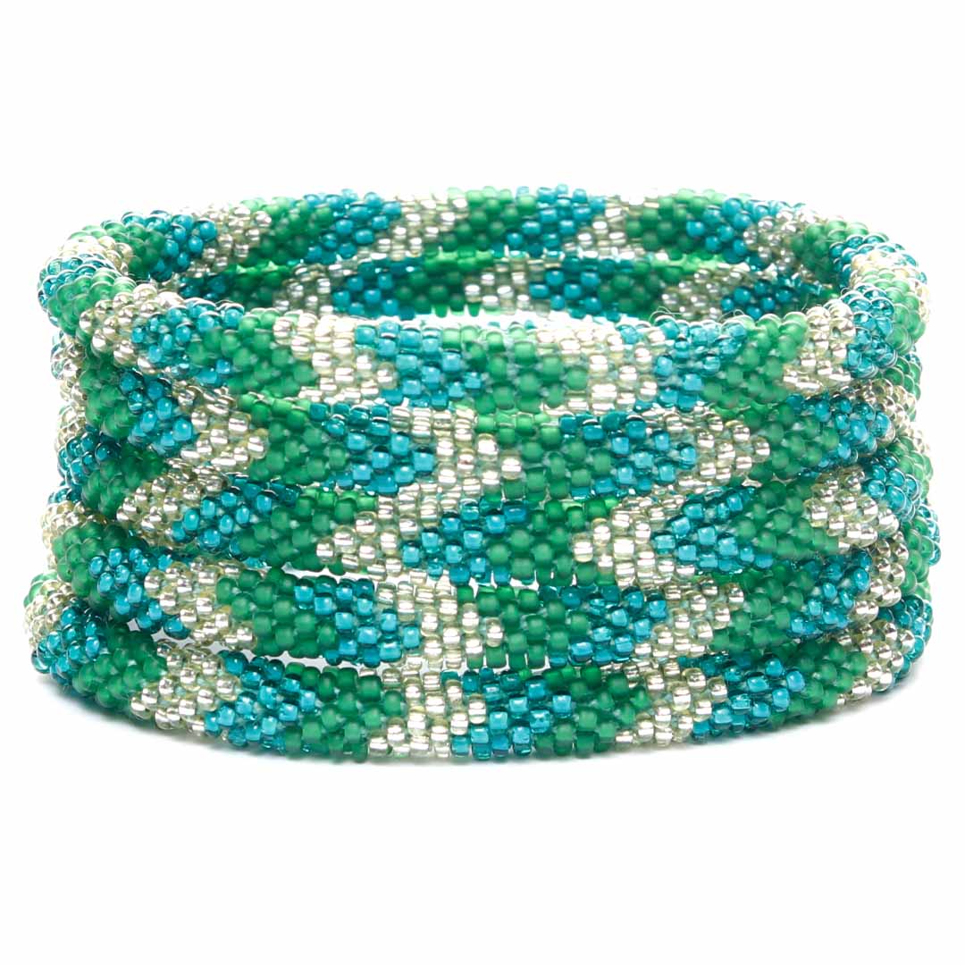 Mermaid Shore Beaded Bracelet STack