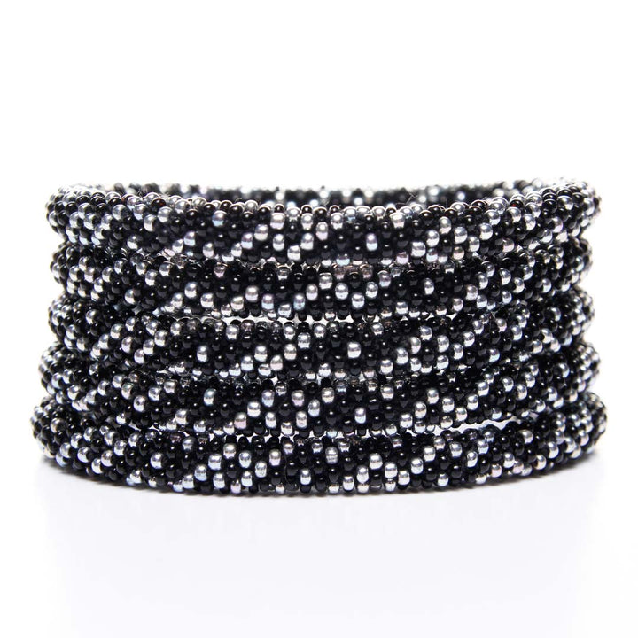 Midnight Constellations Beaded Bracelet stack