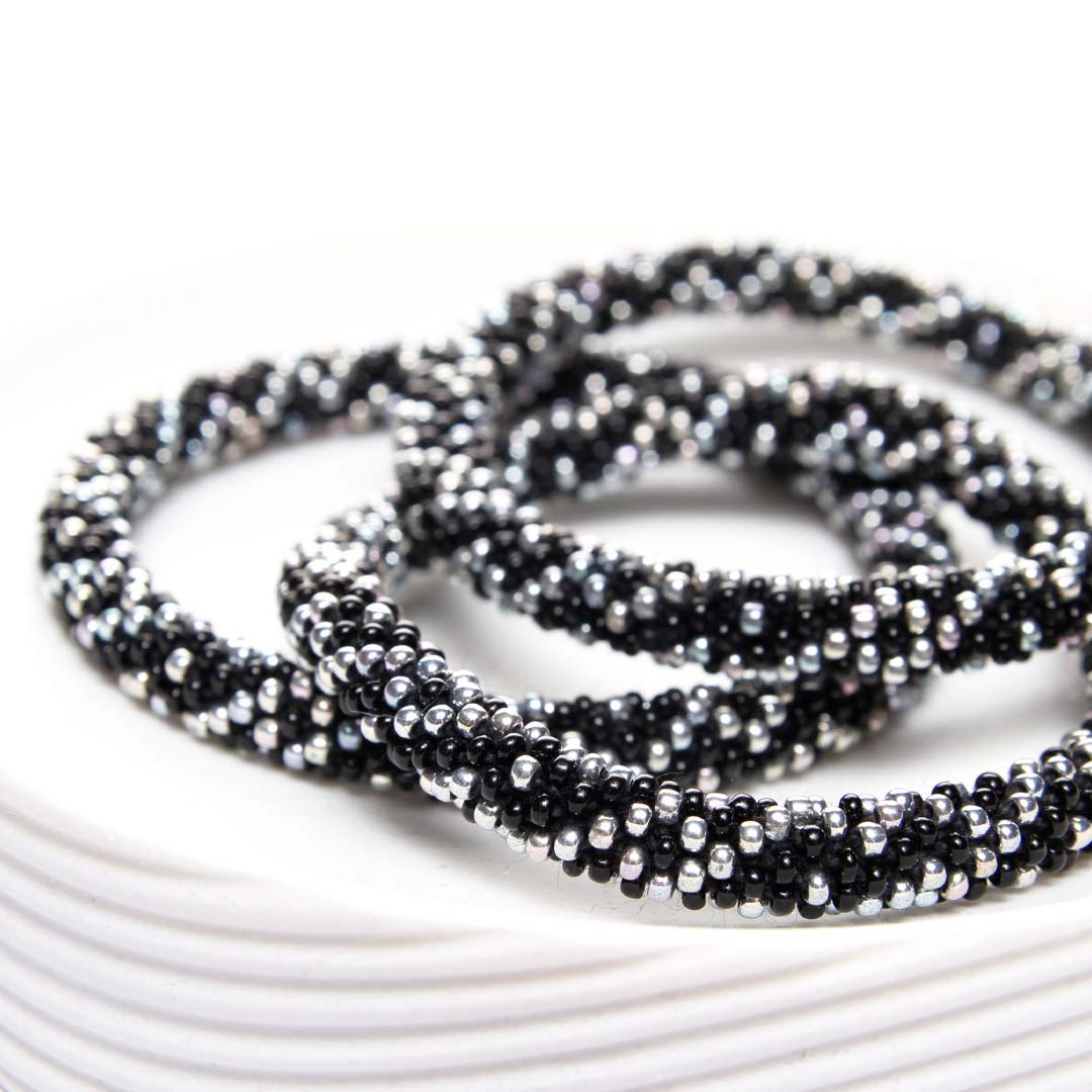 Midnight Constellations Beaded Bracelet side