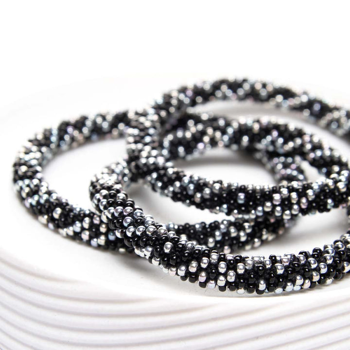 Midnight Constellations Beaded Bracelet side