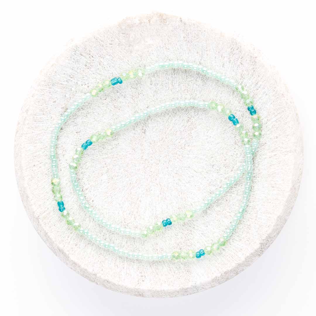 Mint Mojito Beaded Anklet-1