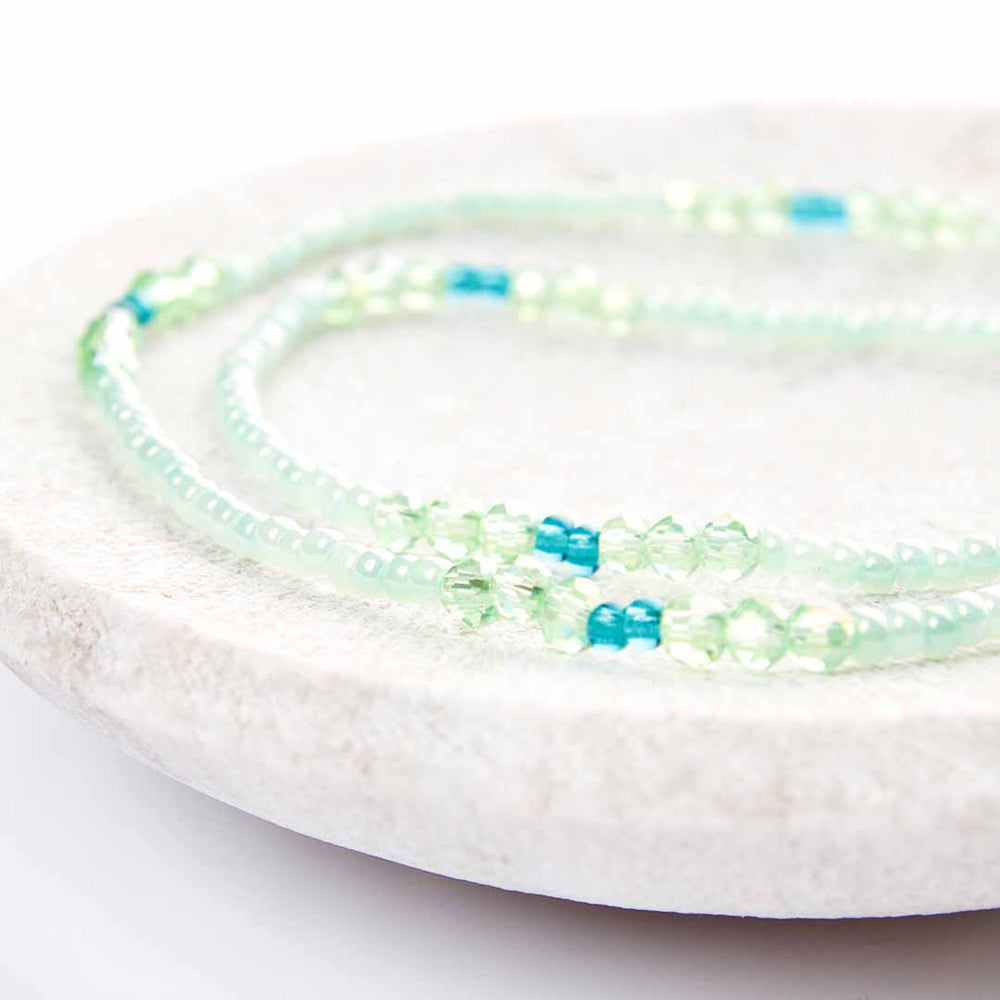 Mint Mojito Beaded Anklet-2