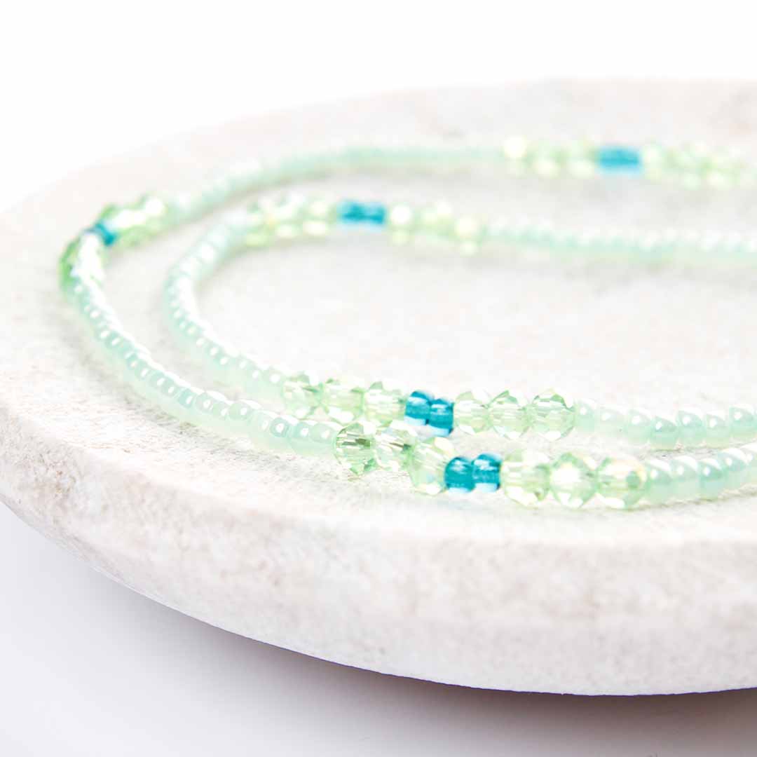 Mint Mojito Beaded Anklet-2