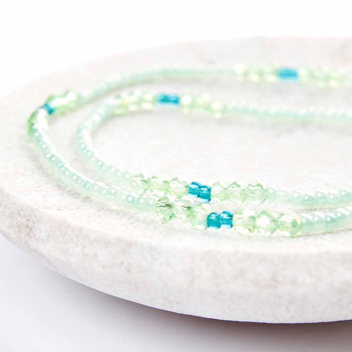 Mint Mojito Beaded Anklet-2