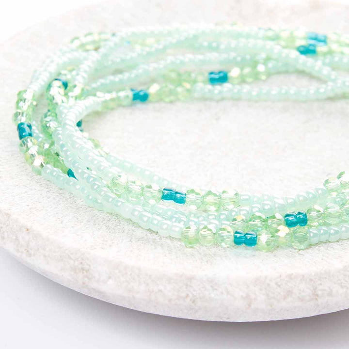 Mint Mojito Beaded Anklet-3