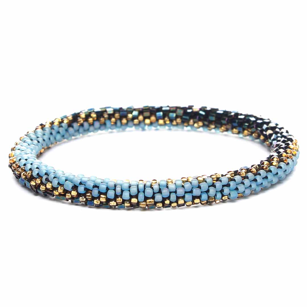 Moonlight Masquerade Beaded Bracelet 