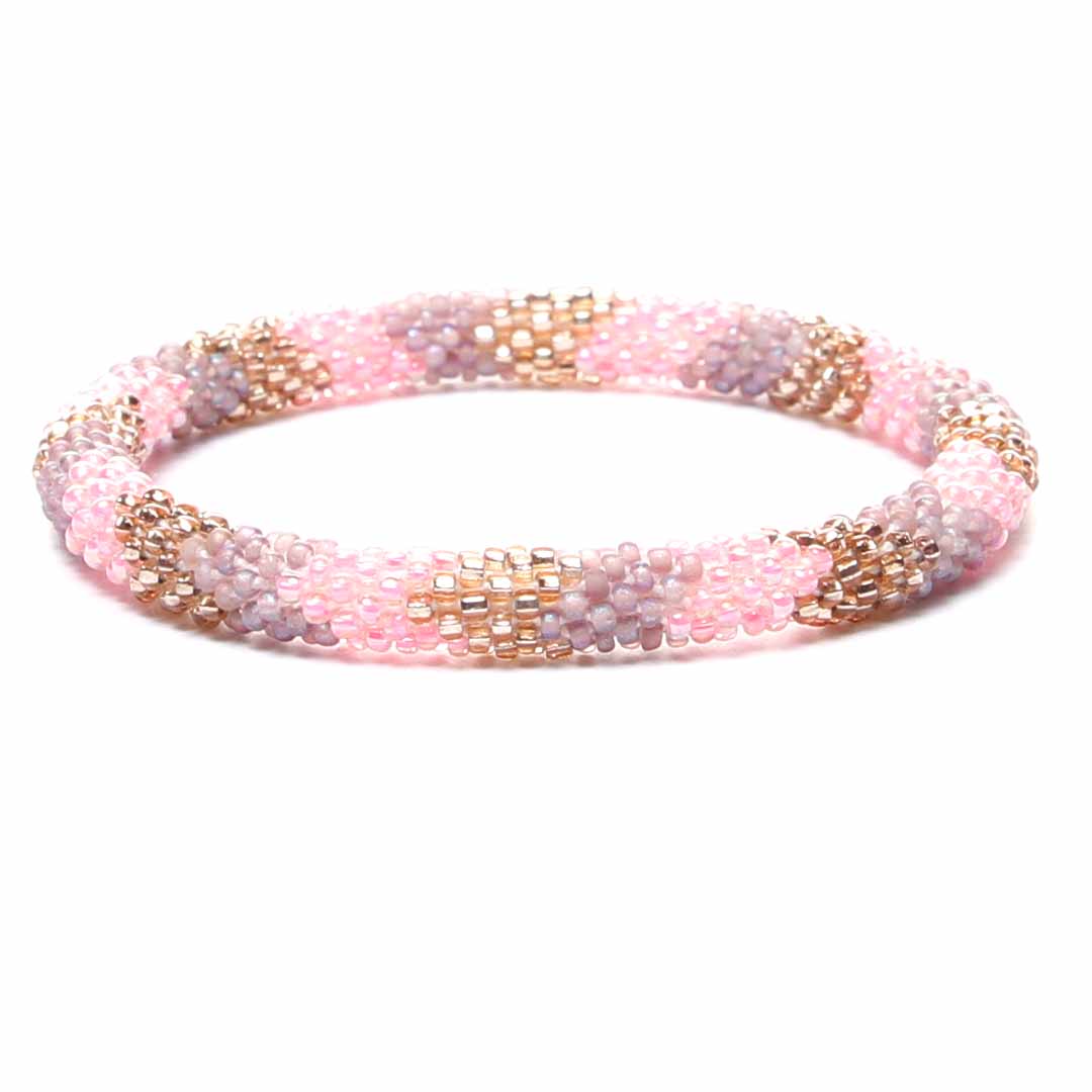 Napa Pink Sparkles Beaded Bracelet