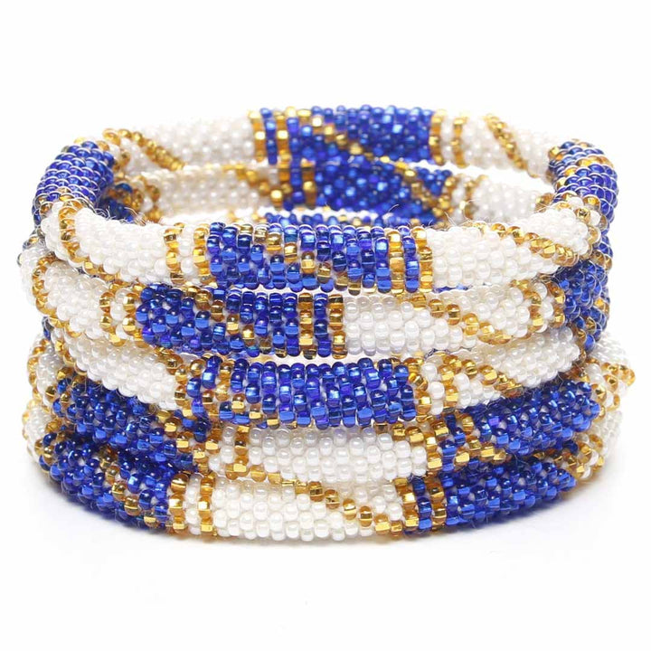 Nautical Sun Beaded Bracelet Stack