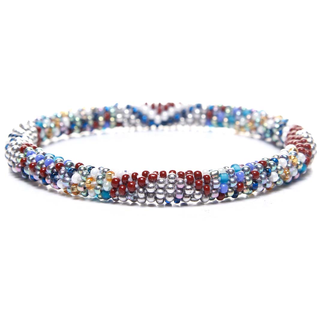 Navajo Sky Beaded Bracelet-Front