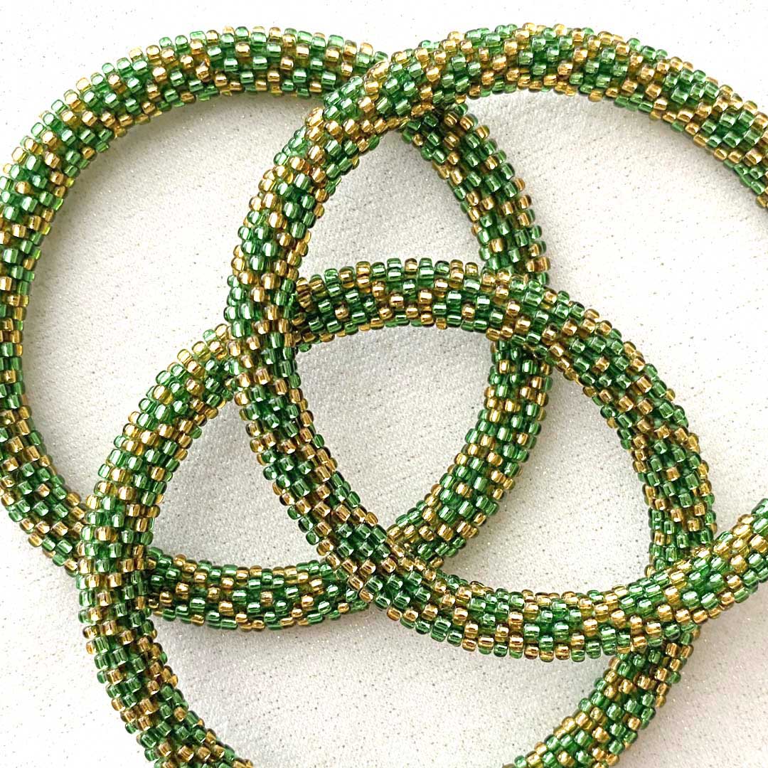 O Christmas Tree I Handmade Beaded Bracelets for Women I Cana Capri-Close