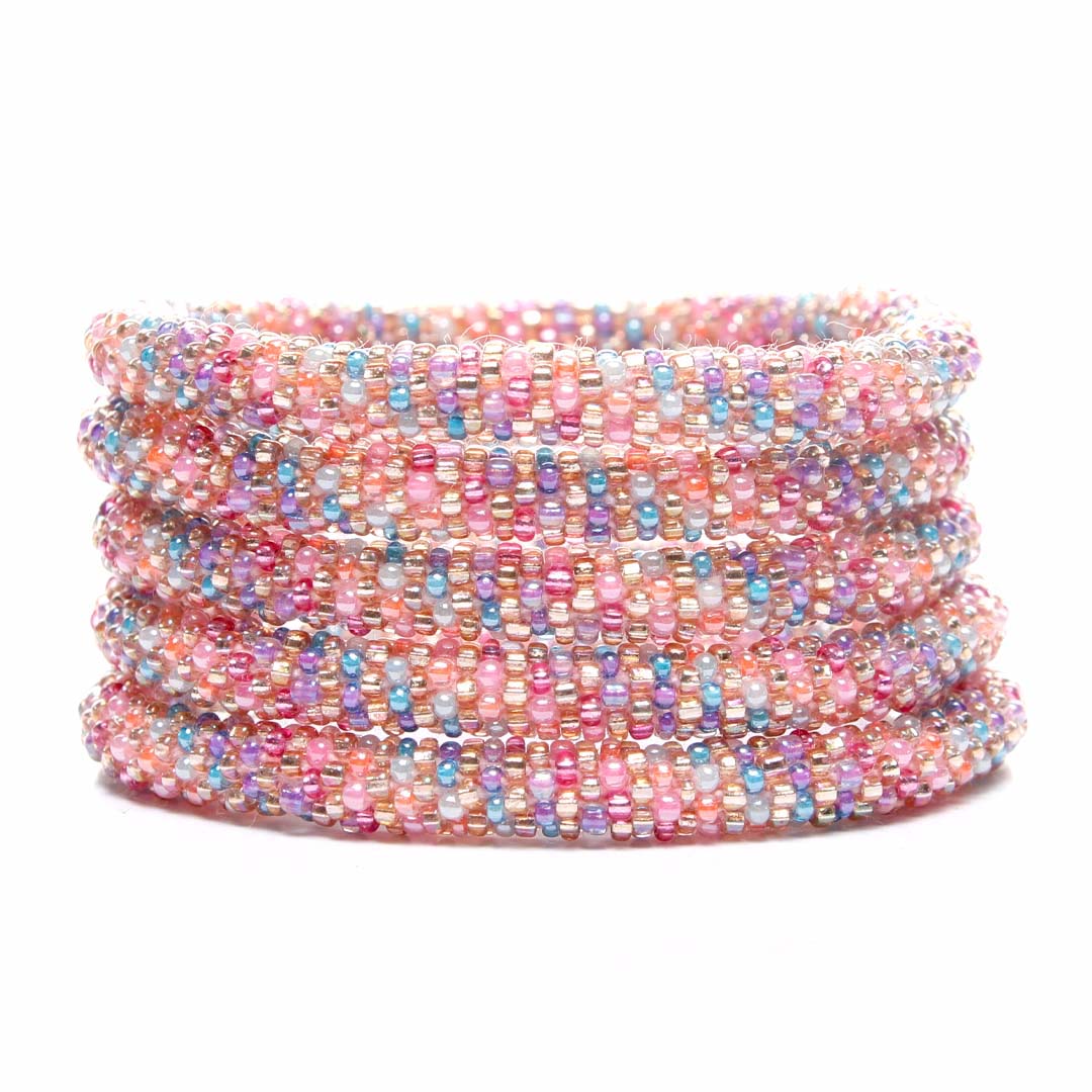Ombre Summer Twist Beaded Bracelet-Stack