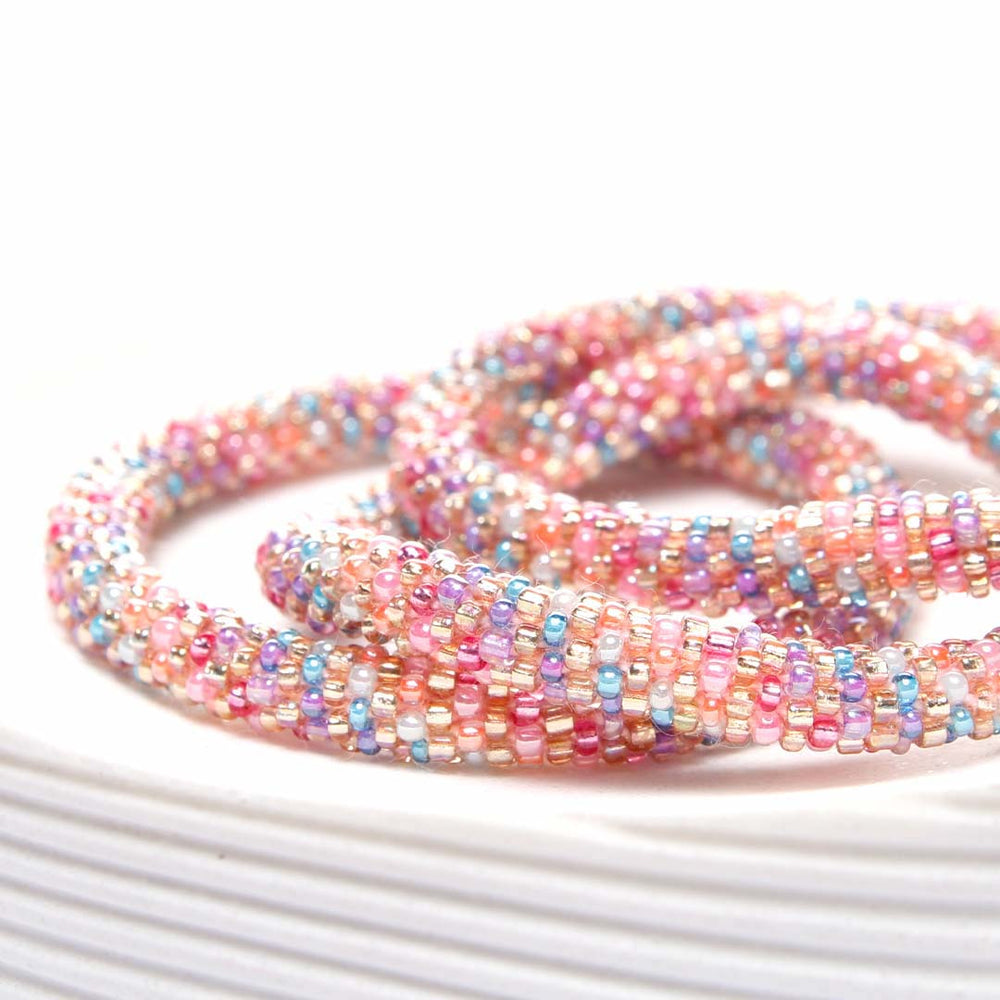 Ombre Summer Twist Beaded Bracelet-Side
