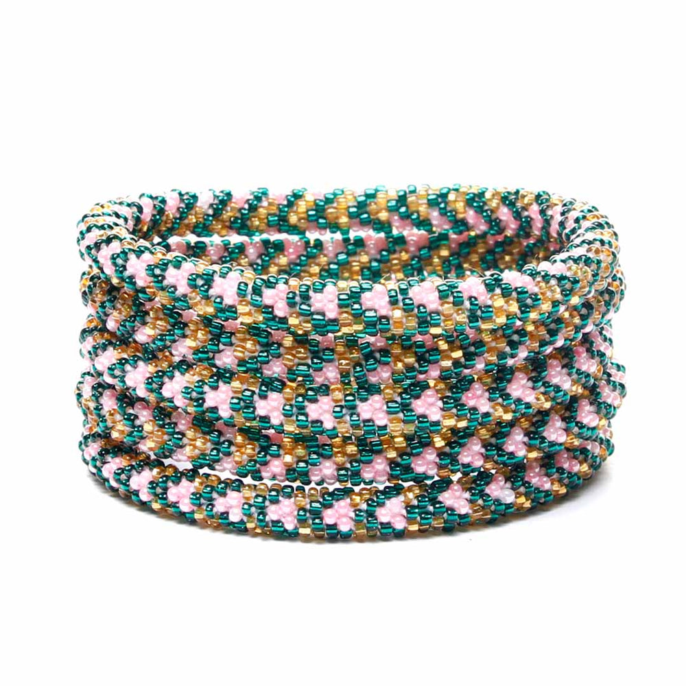 Palm Beach Sparkles Beaded Bracelet- Stack