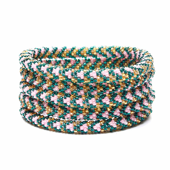 Palm Beach Sparkles Beaded Bracelet- Stack
