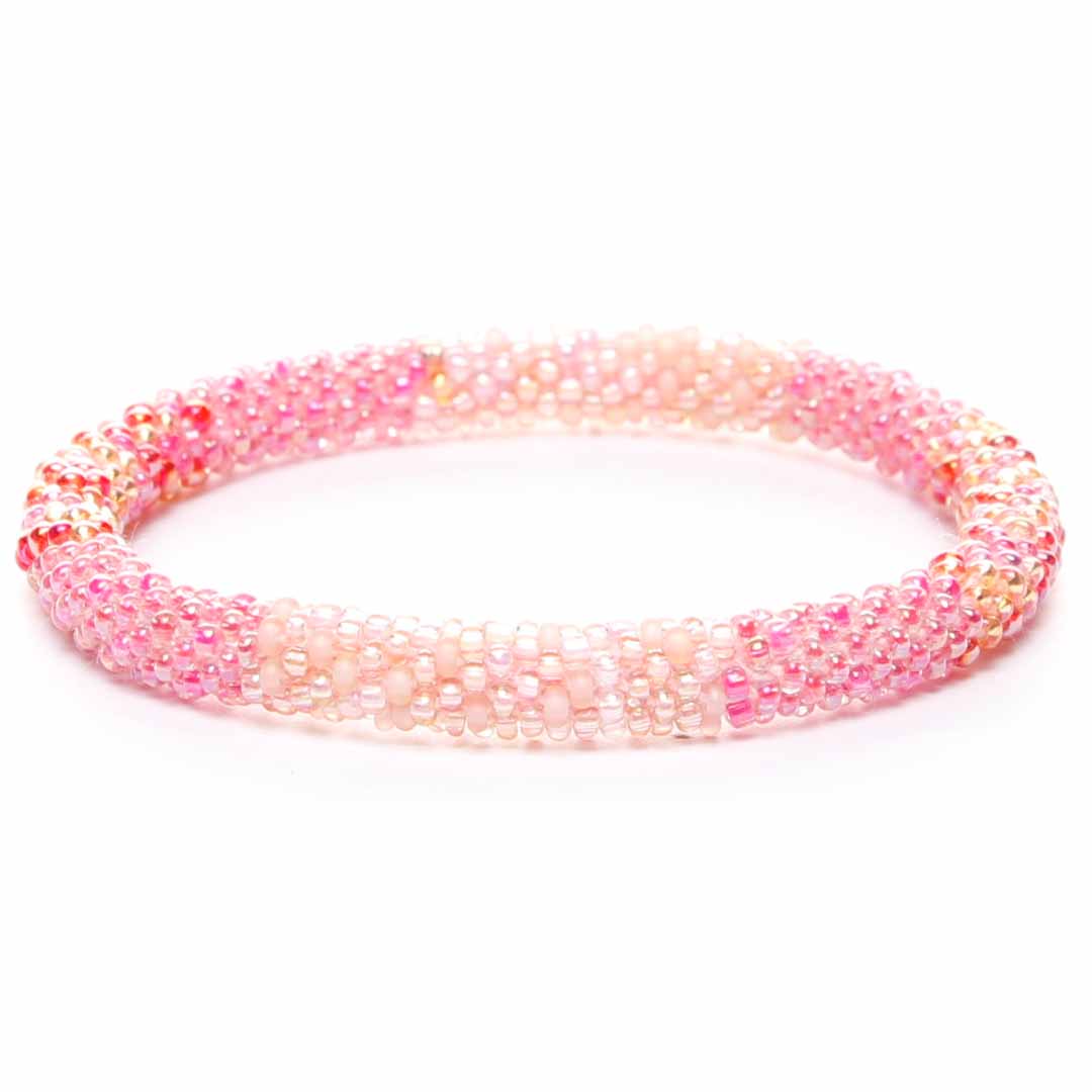 Peachy Berry Spritzer Beaded Bracelet