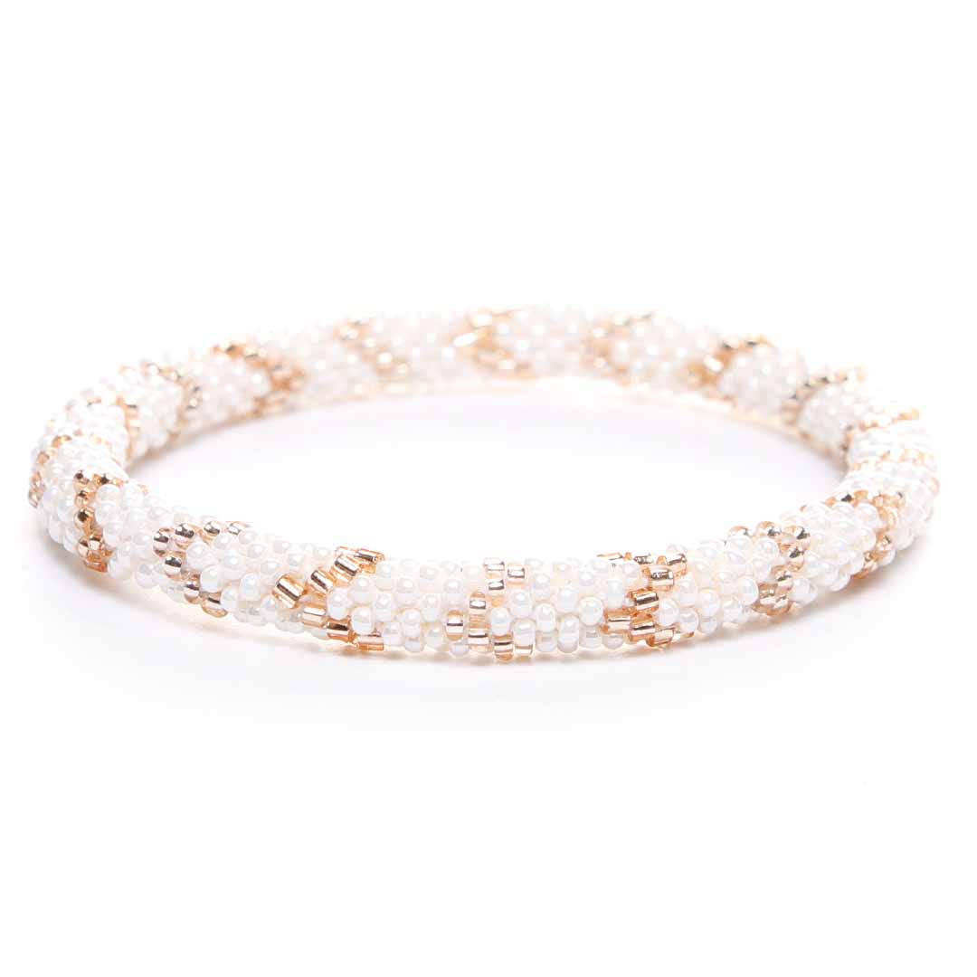 Pearl Tide Bracelet - Seed Bead Jewelry - Front