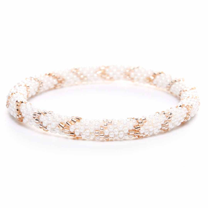 Pearl Tide Bracelet - Seed Bead Jewelry - Front