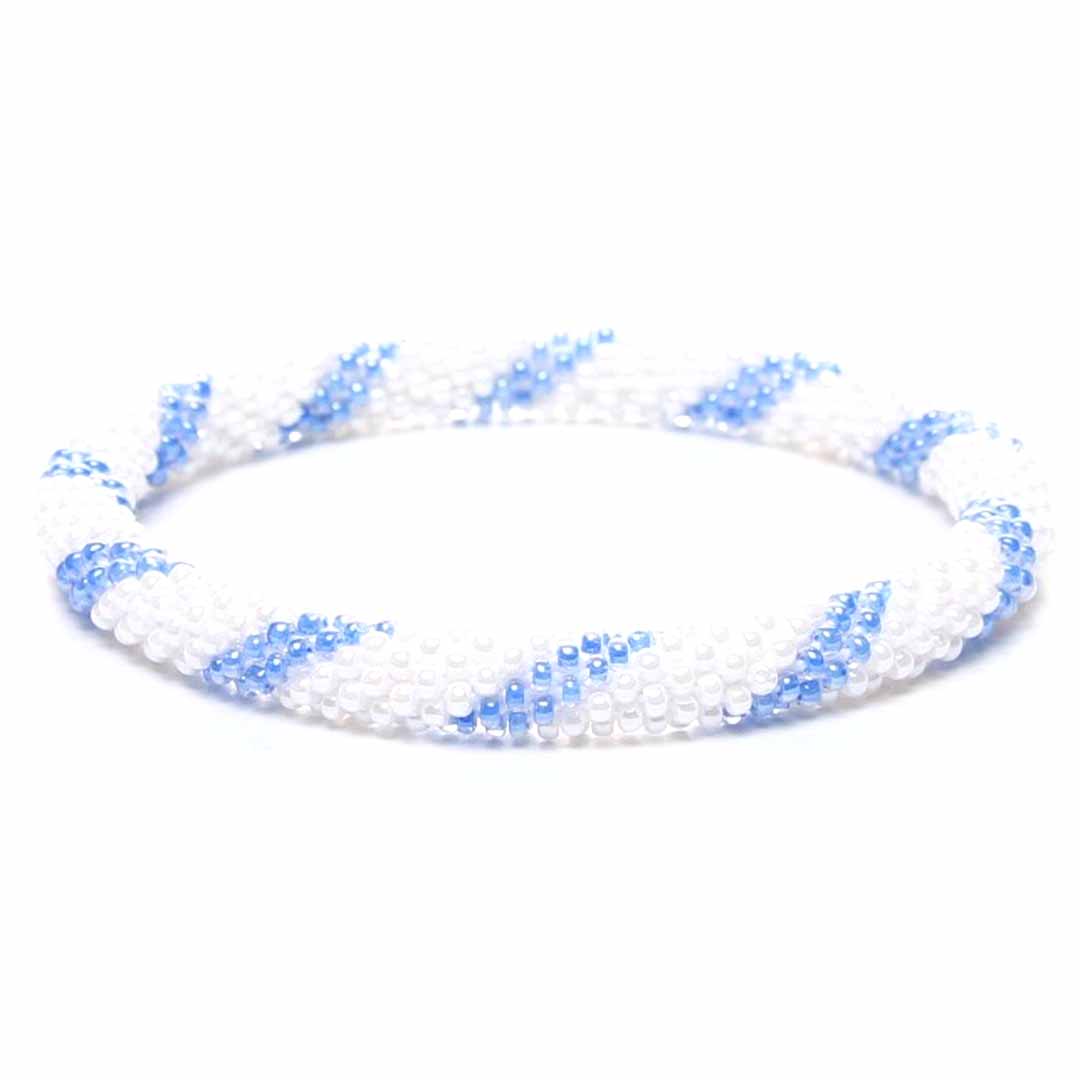 Periwinkle & Pearl Twist - 7"