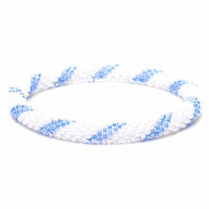 Periwinkle & Pearl Twist - 7"