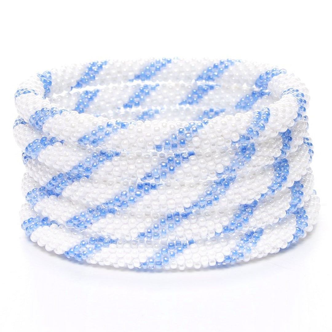 Periwinkle & Pearl Twist - 7"