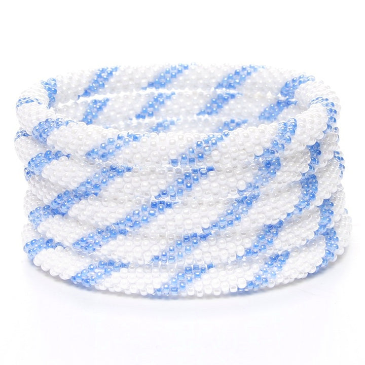 Periwinkle & Pearl Twist - 7"
