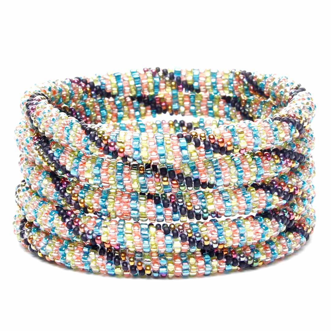 Prism Twist Beaded Bracelet-2
