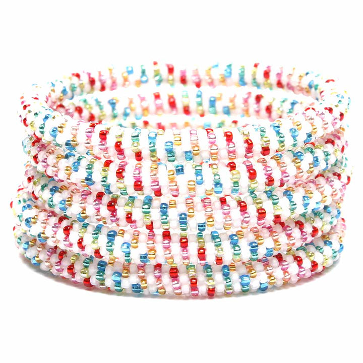 Rainbow Tinsel Stripe - 7"
