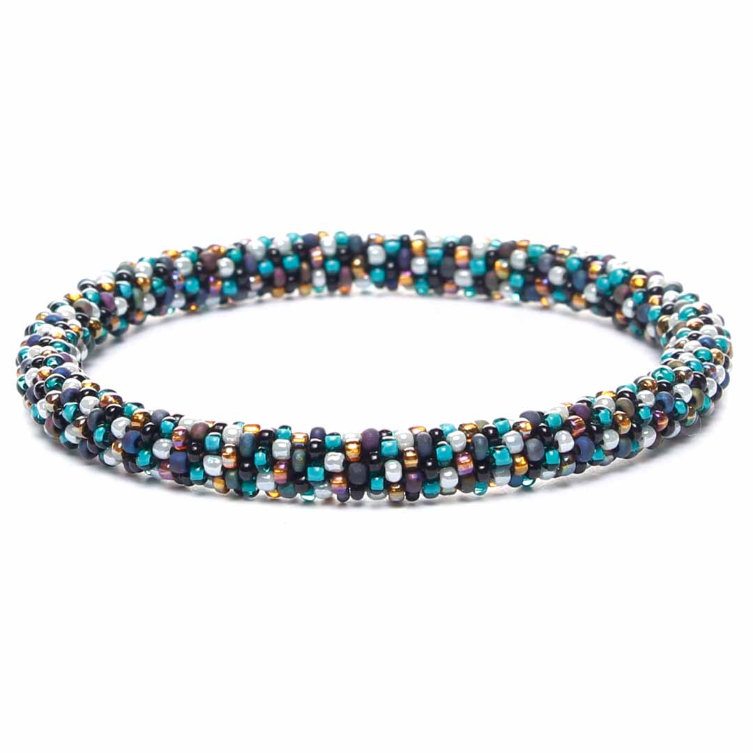 River Rock Sparkles Beaded Braclet