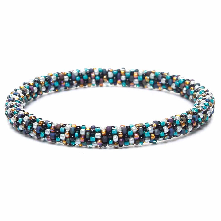 River Rock Sparkles Beaded Braclet