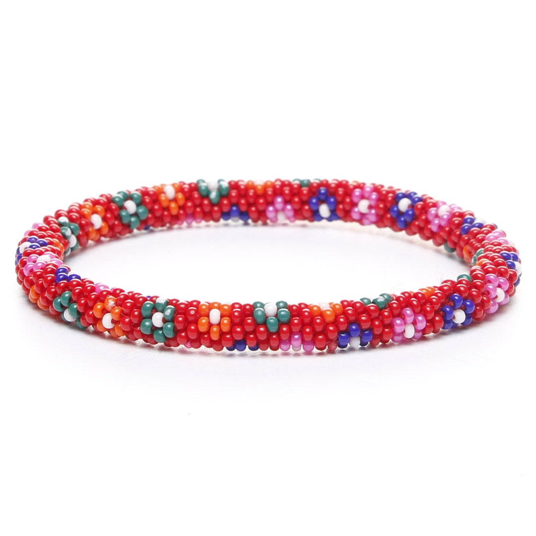 Ruby Garden Beaded Bracelet