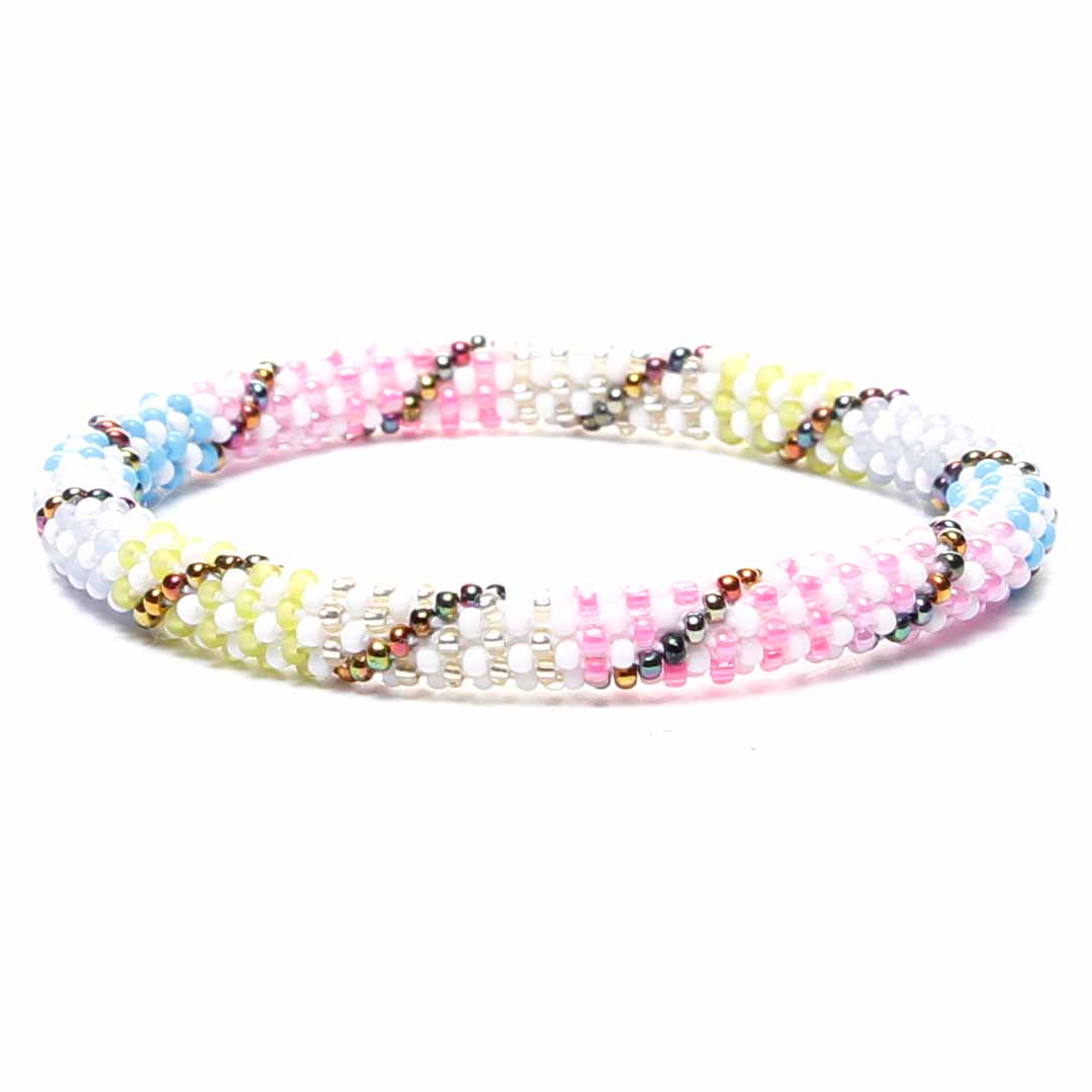 Saltwater Taffy Twist Beaded Bracelet-1