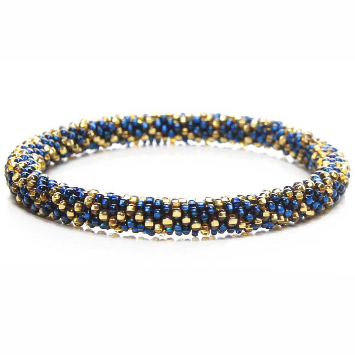 Sapphire & Gold Sparkles - 7"