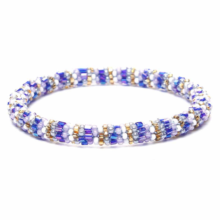 Snowy Purple Stripe