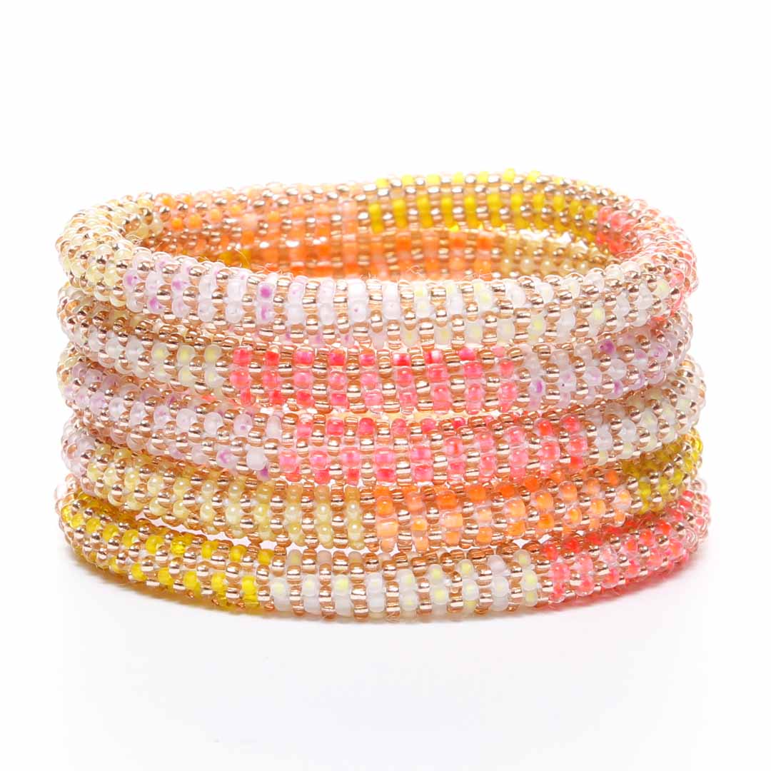 Sorbet Stripe Beaded Bracelet