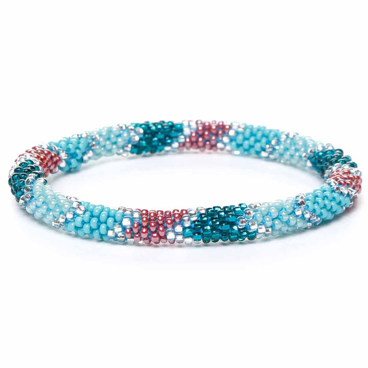 Sparkly Turquoise Canyon Beaded Bracelet-1