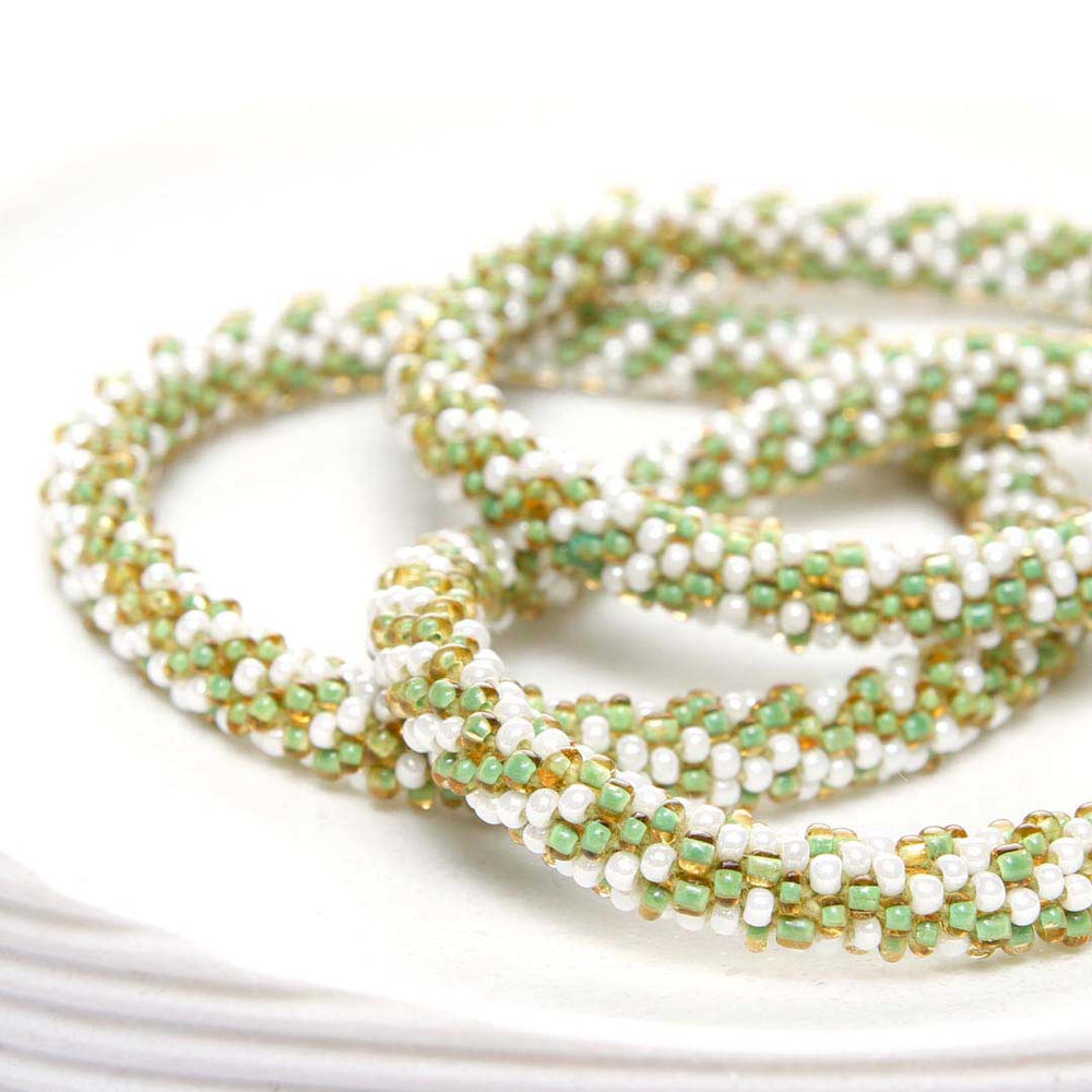 Spring Cottage Beaded Bracelet-Side