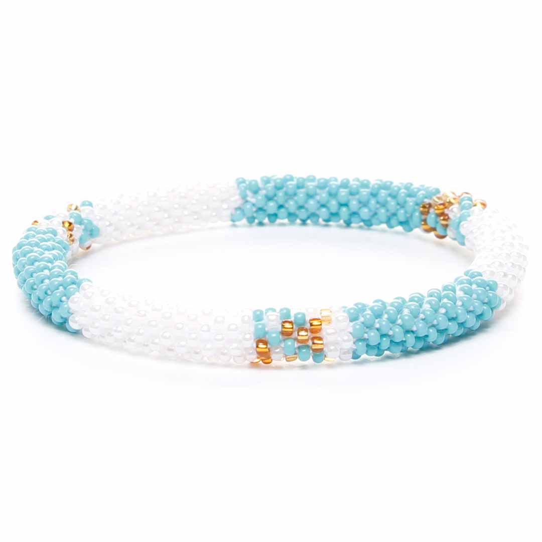 St. Lucia Gold Beaded Bracelet