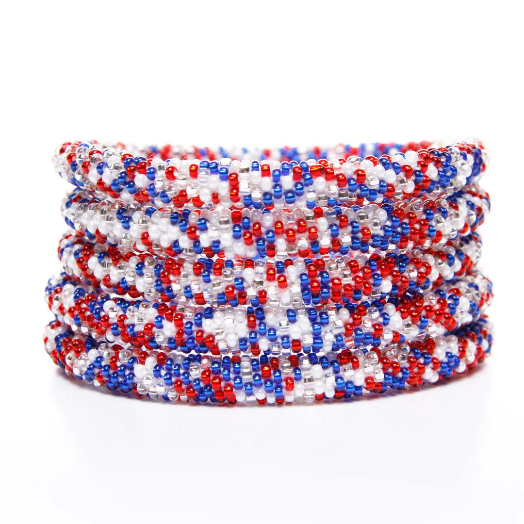 Star Spangled Sprinkles Beaded Bracelet