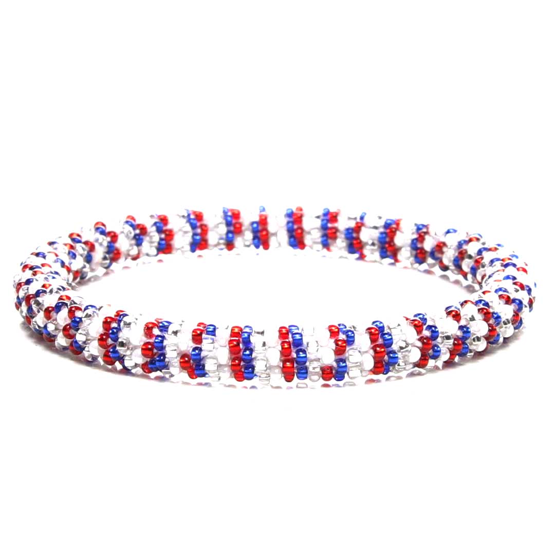 Star Spangled Stripe Beaded Bracelet
