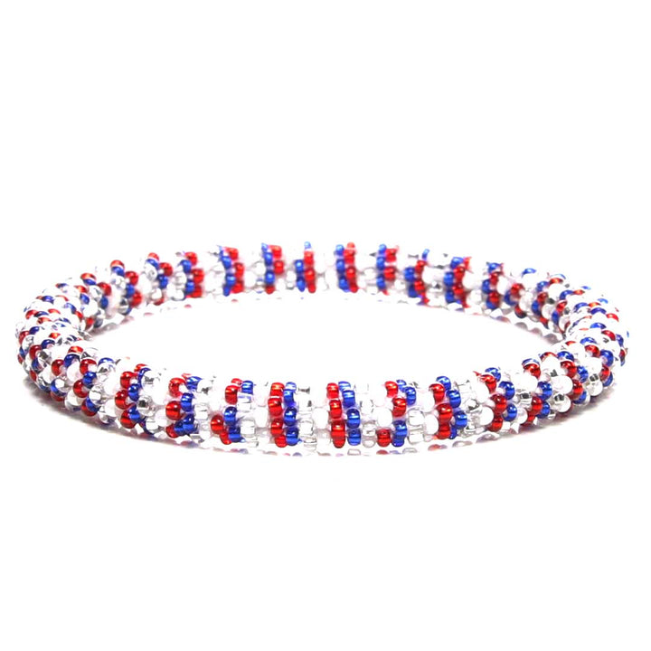 Star Spangled Stripe Beaded Bracelet