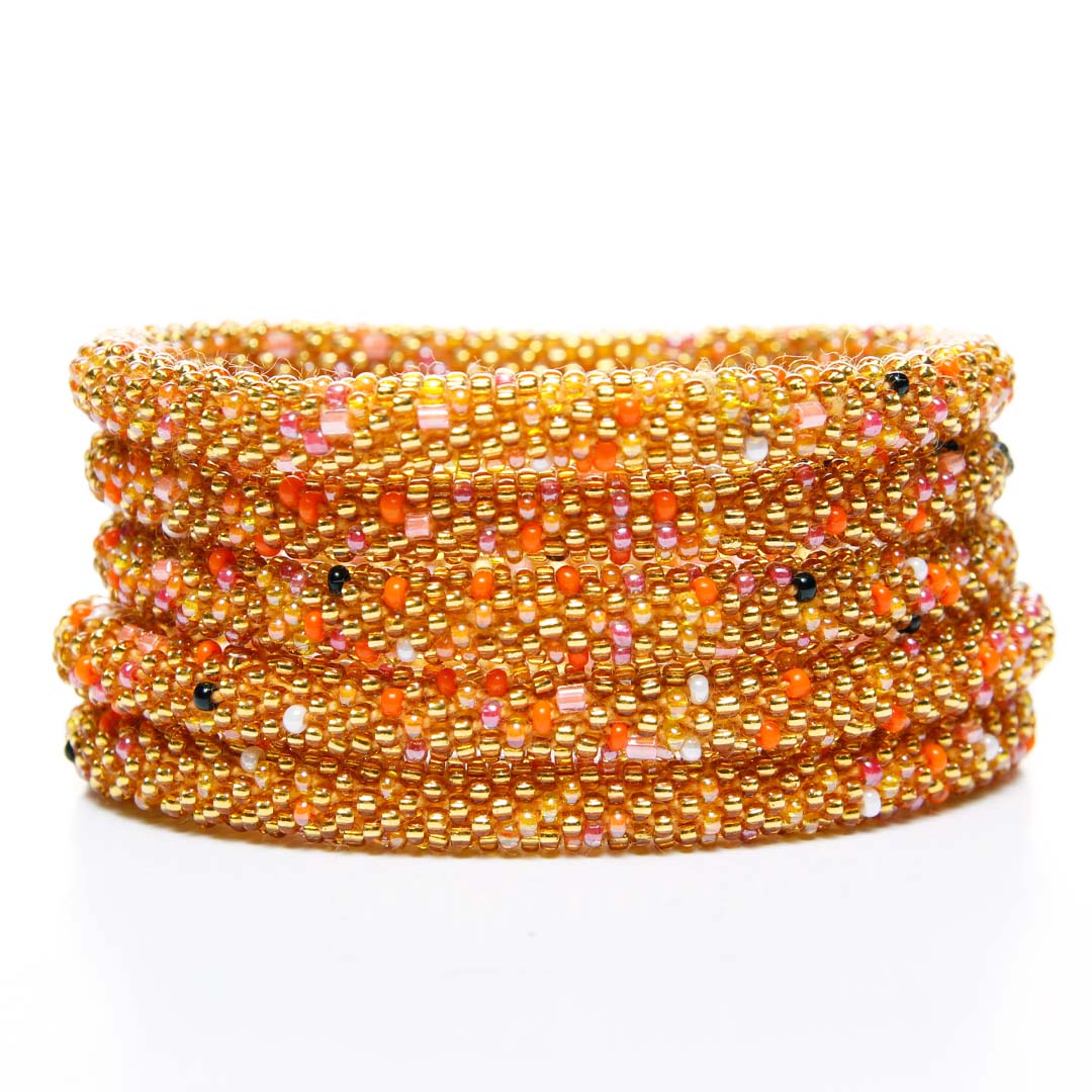 Sunflower Field Sprinkles Beaded Bracelet