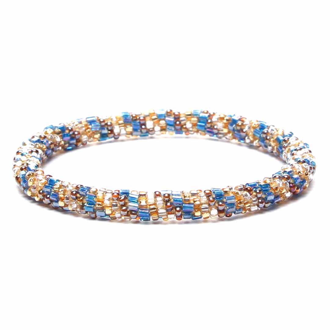 Sunrise Shore Twist Beaded Bracelet-1