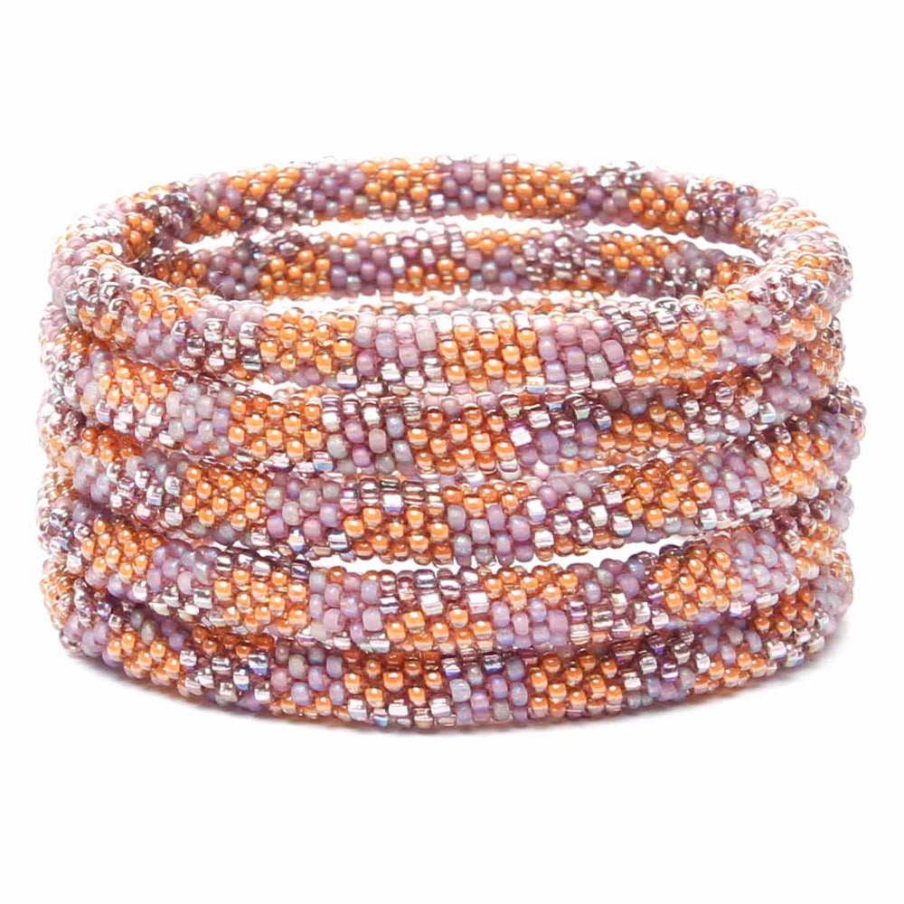 Sunset Blooms Beaded Bracelet-2