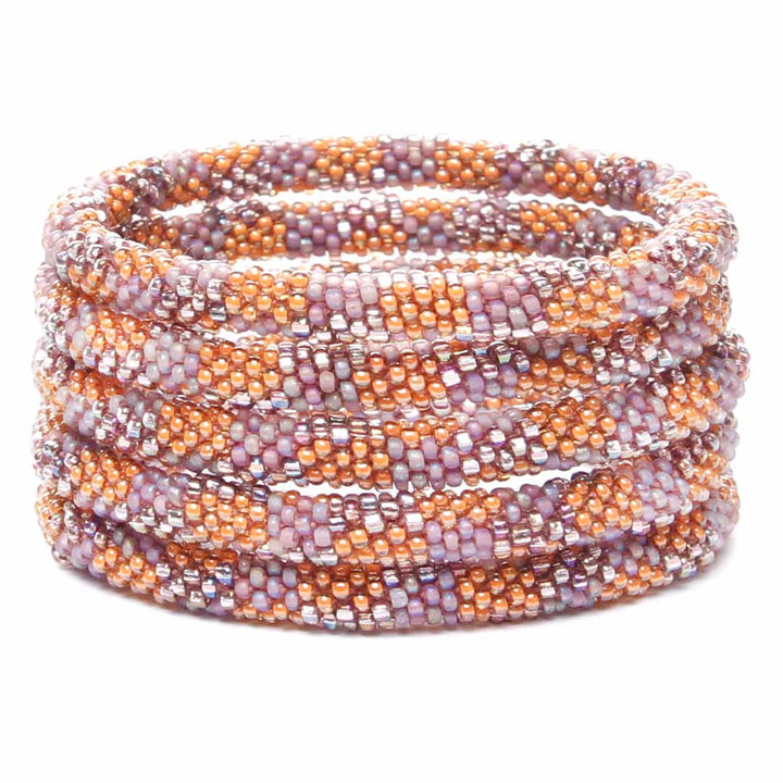 Sunset Blooms Beaded Bracelet-2