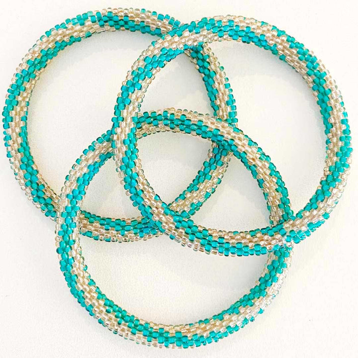 Teal Champagne Twist - 7"